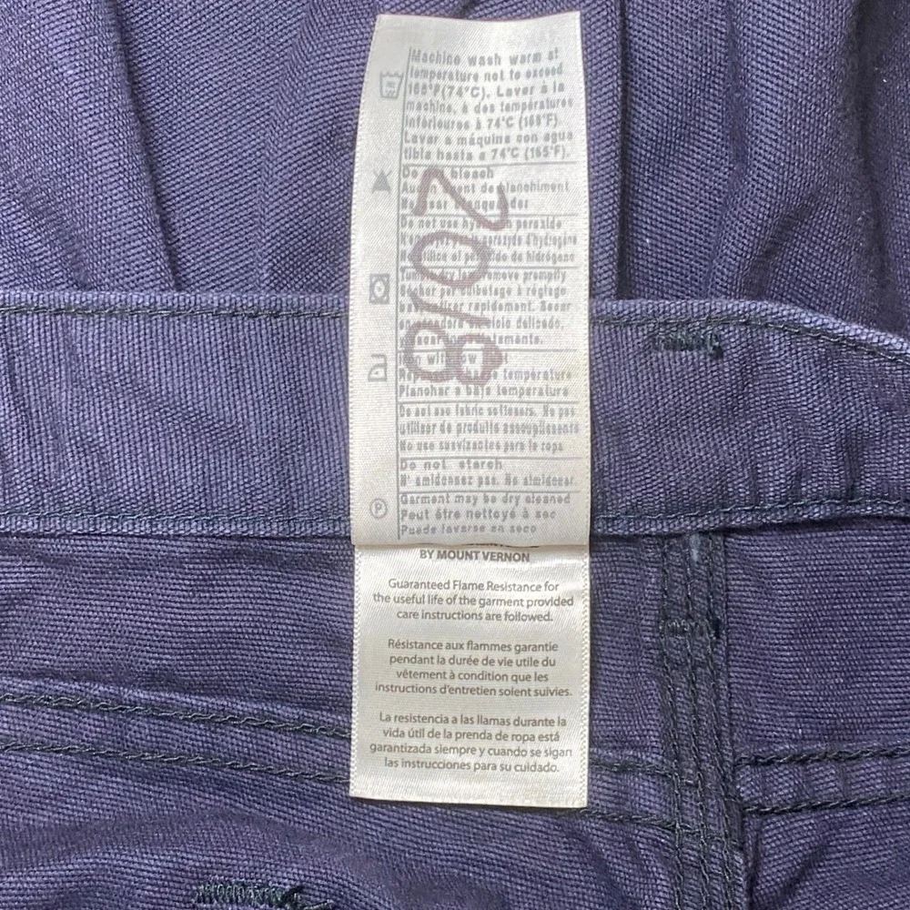 Carhartt FR Original Fit Flame Resistant Work Pants Navy 38x30 CAT 2 NWT